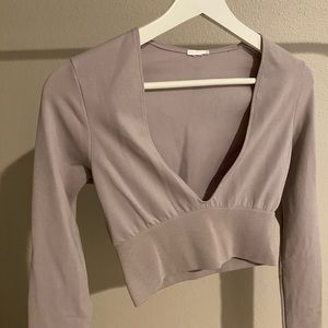 Reebok seamless crop too lilac